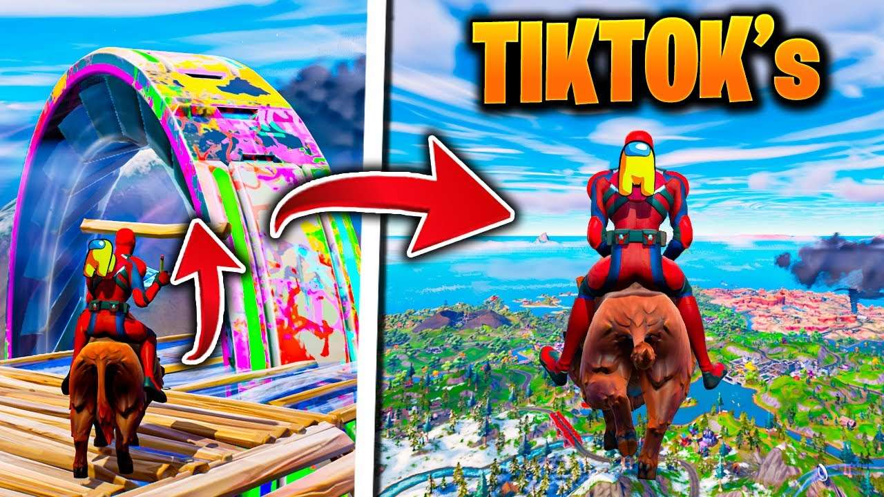 TESTANDO OS GLITCHS DO TIKTOK DO FORTNITE TEMPORADA 3!