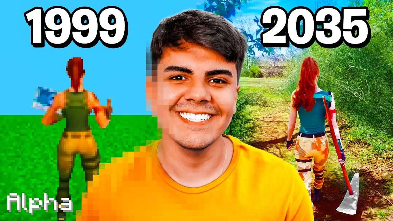 A EVOLUÇÃO DO FORTNITE...