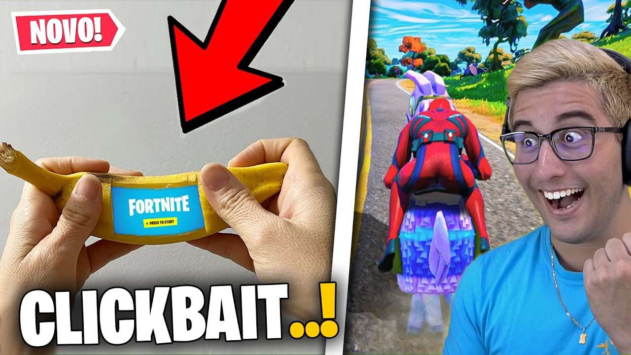OS MAIORES CLICKBAIT DE FORTNITE... ELES SE SUPERARAM! CANAL INTENSO