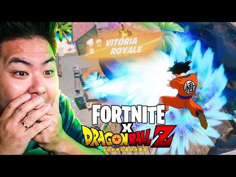 DRAGON BALL CHEGOU NO FORTNITE E ESTÁ INCRÍVEL!!