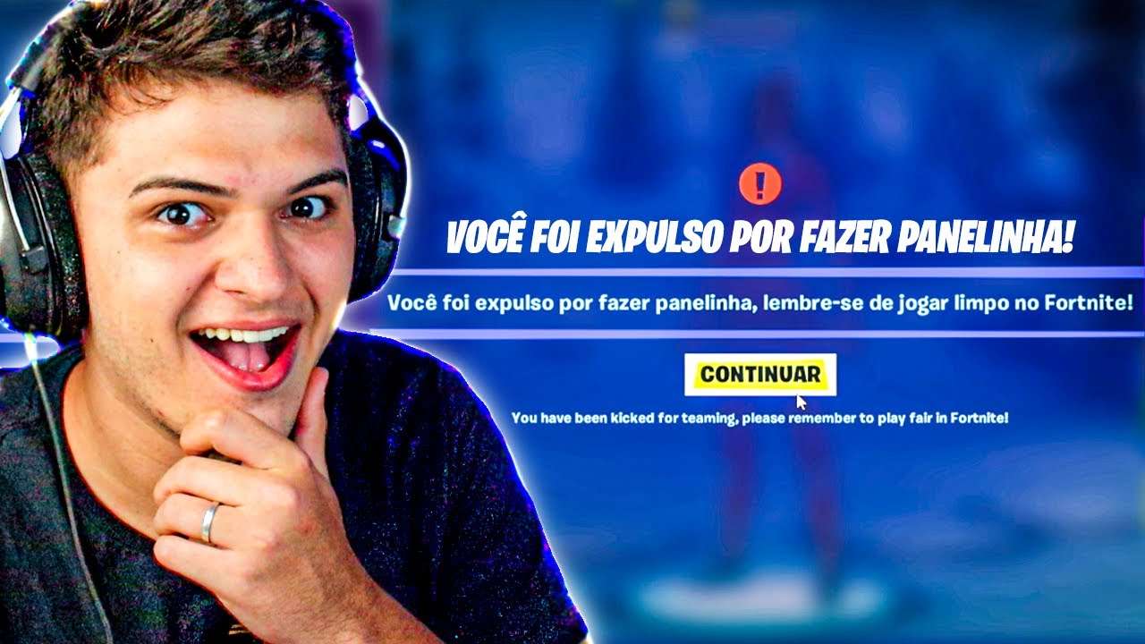 É POSSIVEL SER BANIDO POR PANELINHA NO FORTNITE?