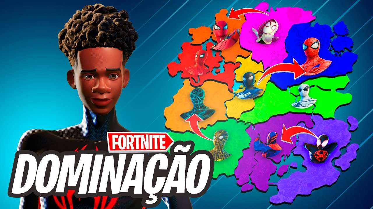 FORTNITE DOMINAÇÃO: ARANHAVERSO!