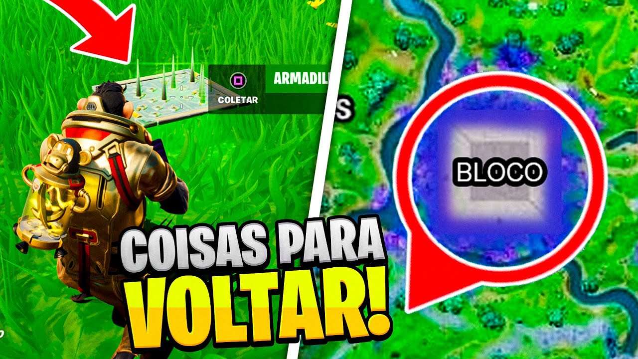 COISAS LEGAIS PARA VOLTAR PARA O FORTNITE TEMPORADA 8