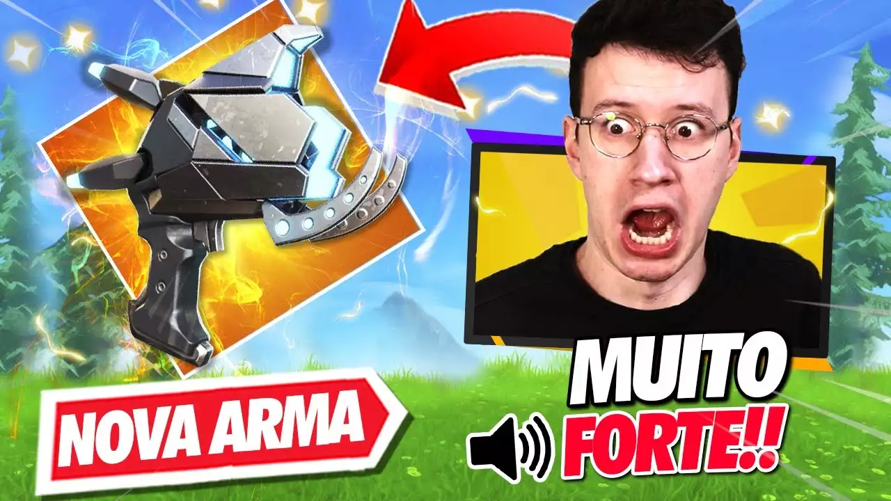 *NOVO* CANHÃO DA PLASMA É MUITO OP - FORTNITE