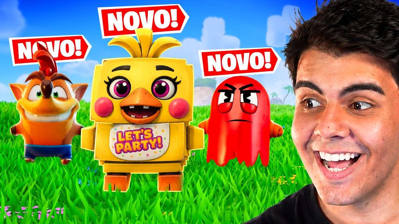 NOVA ATUALIZAÇÃO do FORTNITE! FNAF, NOVOS ELEMENTAIS e MUITO MAIS!