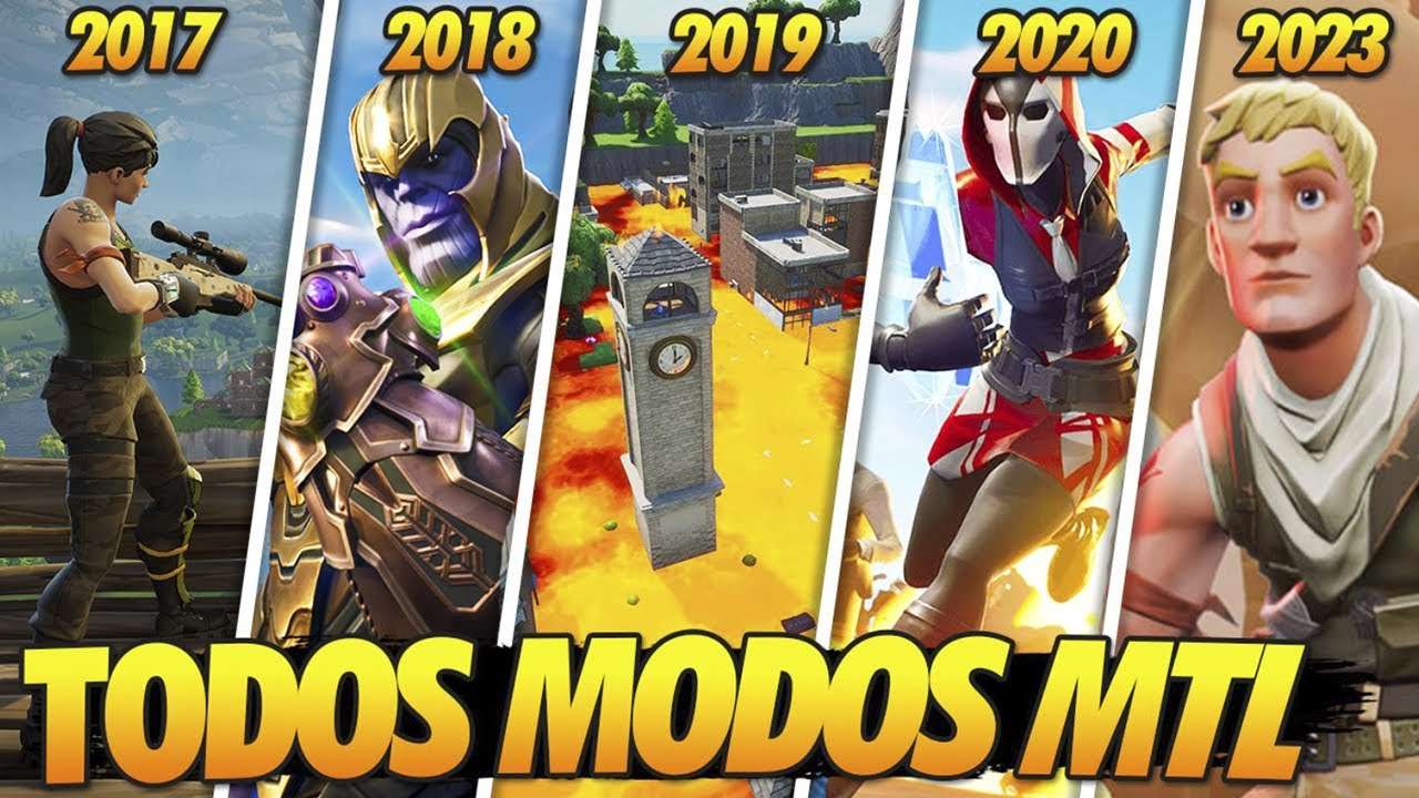 *TODOS* OS MODOS LIMITADOS DA HISTÓRIA DO FORTNITE (2017-2022)