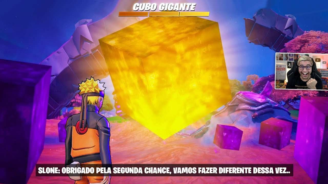 AGORA! O Cubo Gigante Está ANDANDO pro Local Secreto do Evento Ao Vivo Temporada 8.. Fortnite