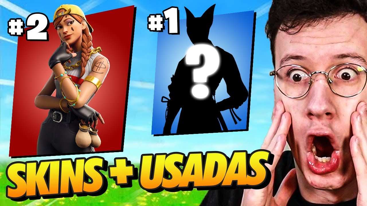 TOP 15 SKINS MAIS USADAS NO CAPÍTULO 3 - FORTNITE