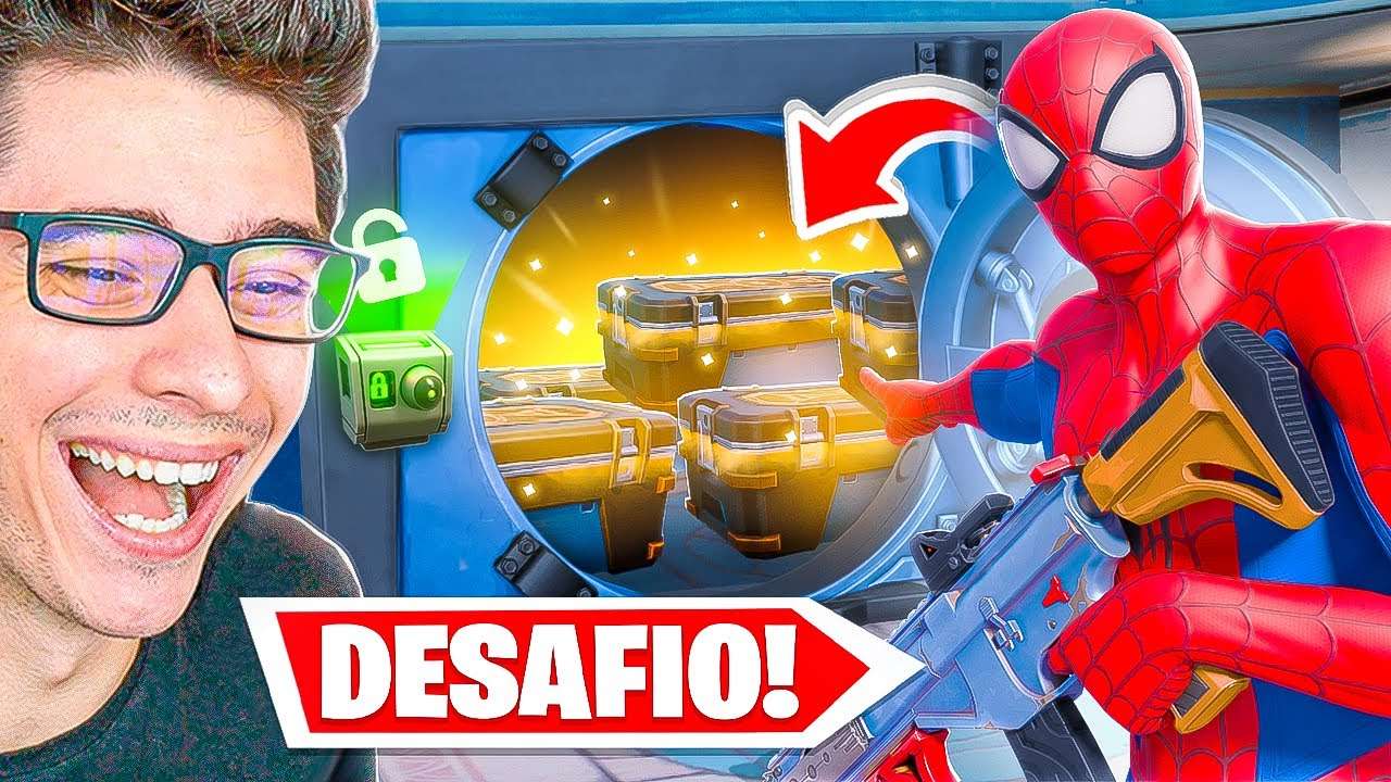 DESAFIO SÓ VALE ARMAS DO COFRE! FORTNITE