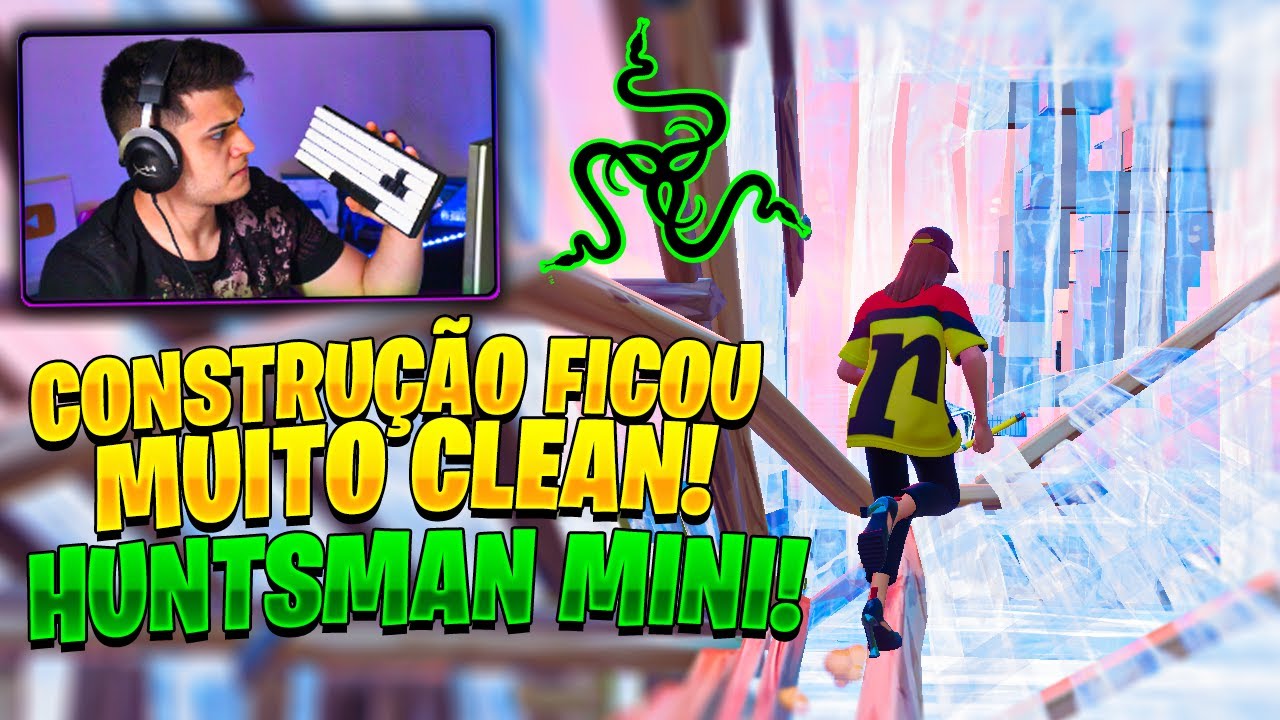 TESTEI O HUNTSMAN MINI PELA PRIMEIRA VEZ NO FORTNITE! É REALMENTE TUDO ISSO?