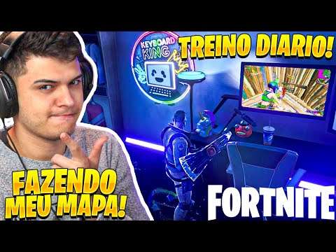 CRIANDO O LOBBY - Construindo um mapa de treino no fortnite! #1