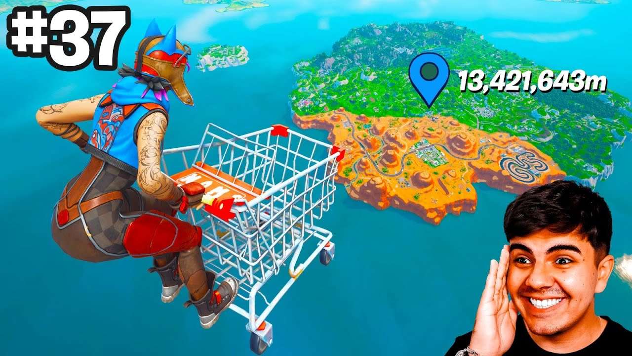 TESTEI OS 40 MELHORES MITOS DO FORTNITE RAIZ