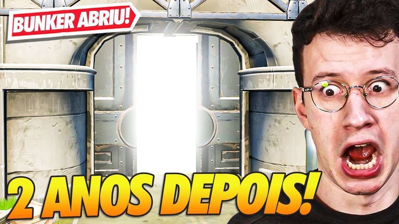 DEPOIS DE 2 ANOS... O BUNKER SECRETO ABRIU!! - FORTNITE