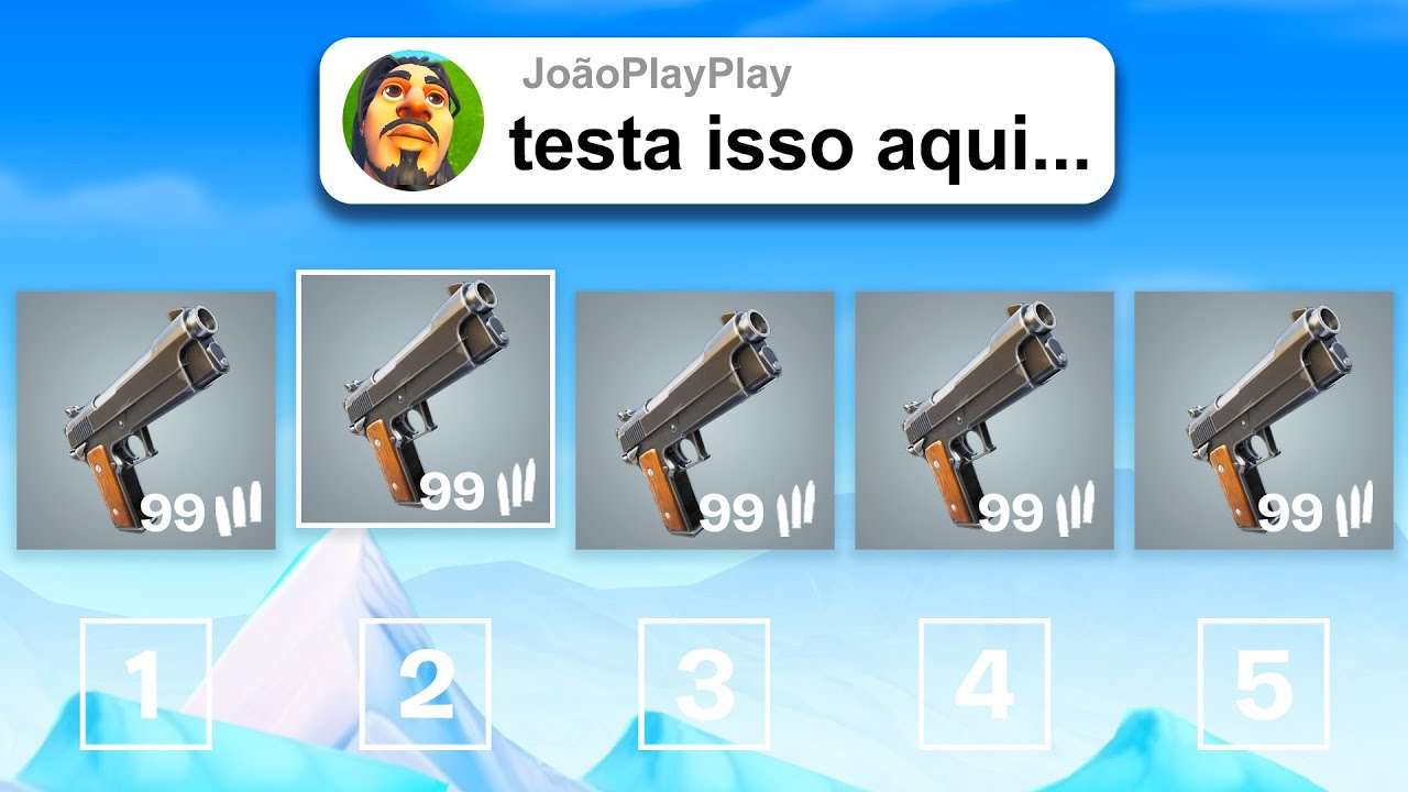 TESTEI LOADOUTS DOS INSCRITOS...