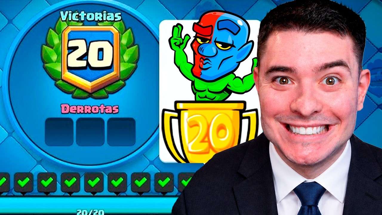 AO VIVO! DESAFIO DAS 20 VITORIAS NO CLASH ROYALE!