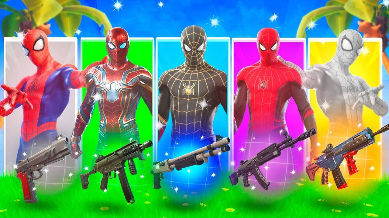 DESAFIO DO HOMEM-ARANHA ALEATÓRIO NO FORTNITE CAPÍTULO 3 *INSANO*