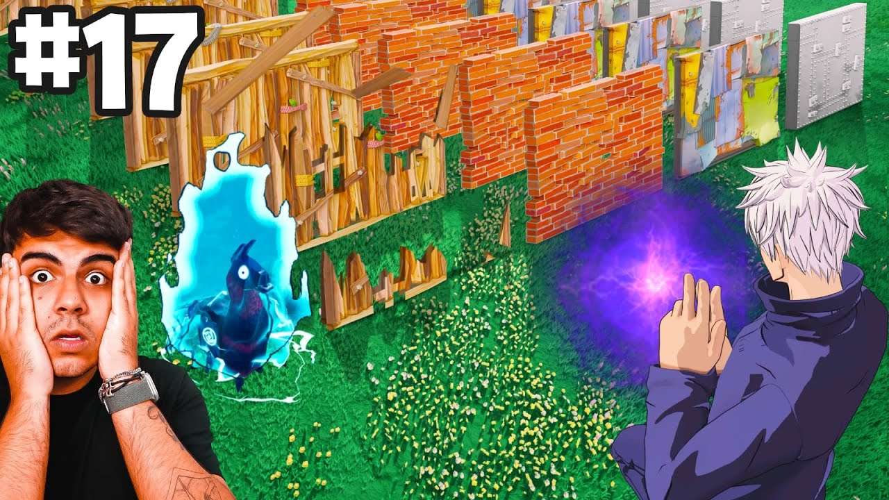 TESTEI OS 21 MELHORES MITOS DE JUJUTSU KAIZEN X FORTNITE!