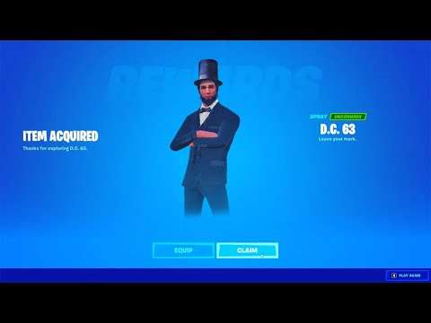 Abraham Lincoln No Fortnite Atualização Secreta
