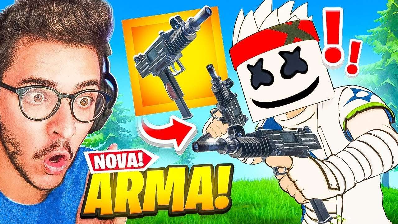 SUPER RÁPIDA! NOVA PISTOLA AUTOMÁTICA NO FORTNITE!