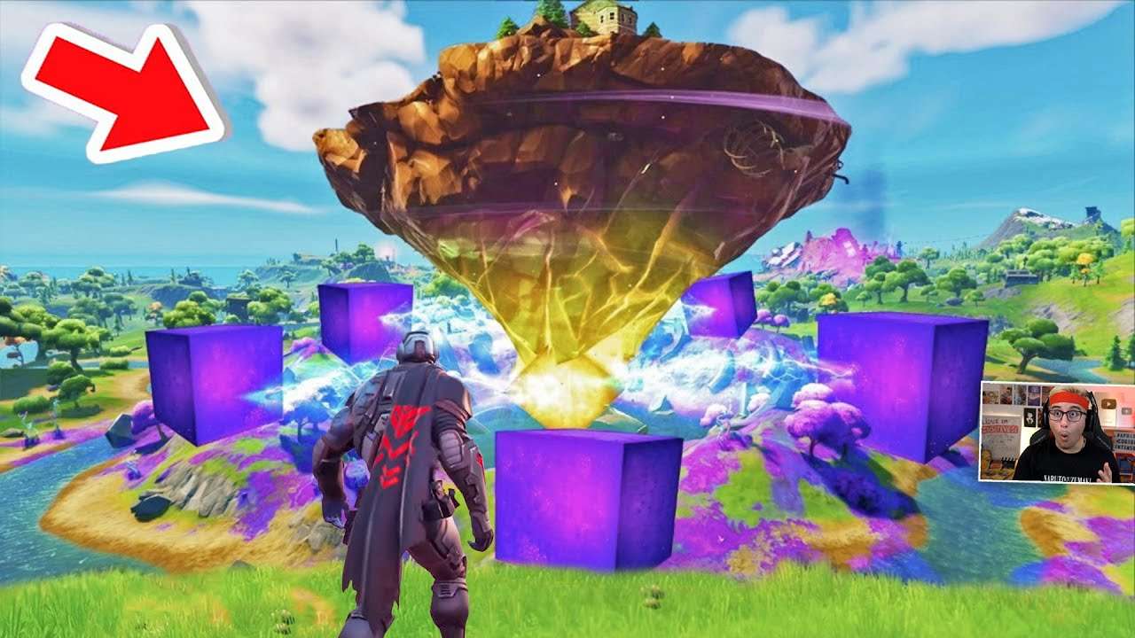 Os Viajantes Voltaram pro Evento Ao Vivo do Cubo Gigante.. (Fortnite)