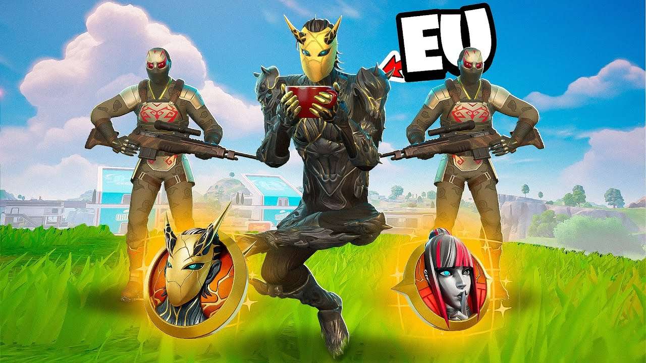 Eu fingi ser Todos BOSS MÍTICOS do Fortnite