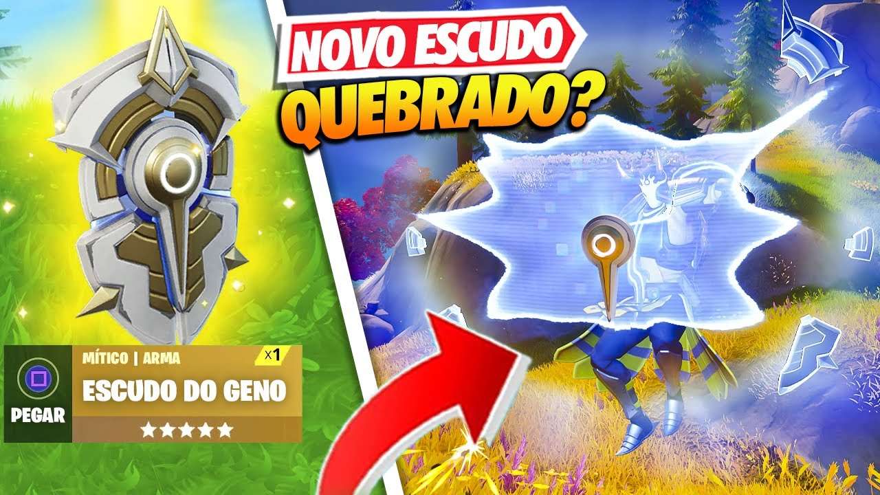 1ª ATUALIZAÇÃO DE 2023!! ESCUDO DO GENO NO FORTNITE!