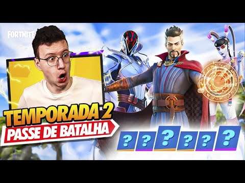 PASSE DE BATALHA COMPLETO TEMPORADA 2 CAPITULO 3 - FORTNITE