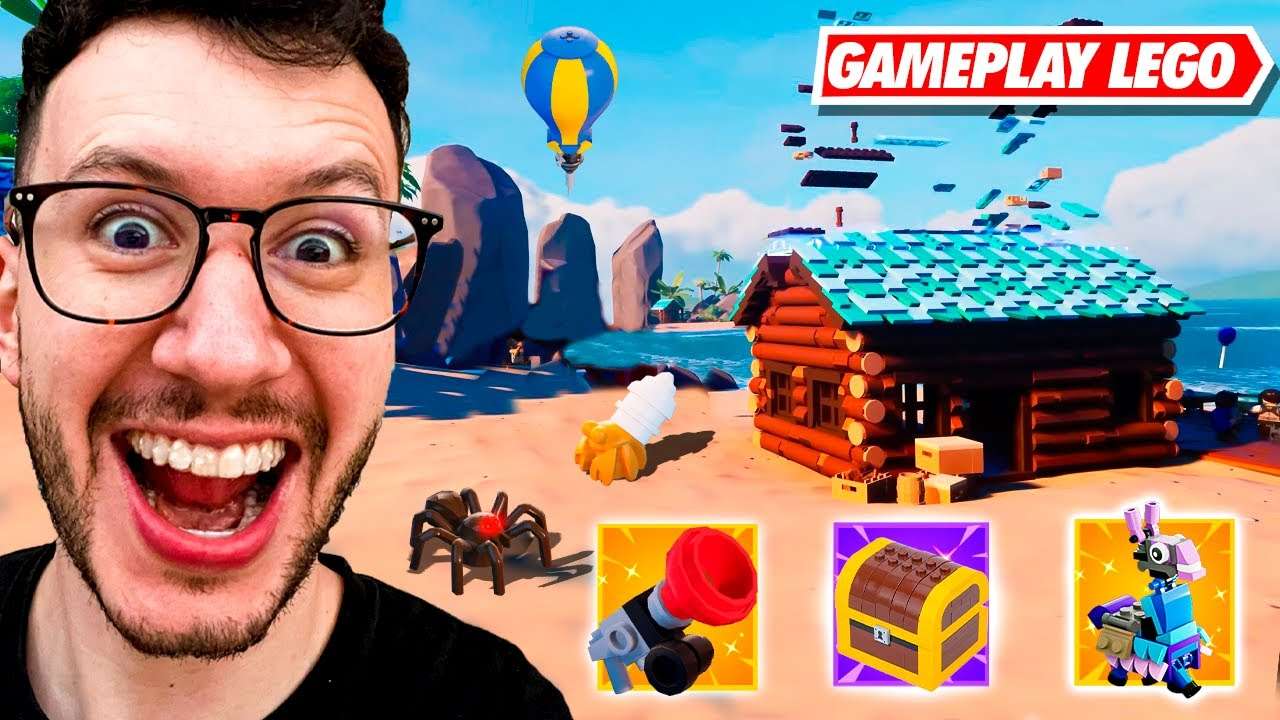 PRIMEIRAS IMPRESSÕES DO LEGO FORTNITE!!