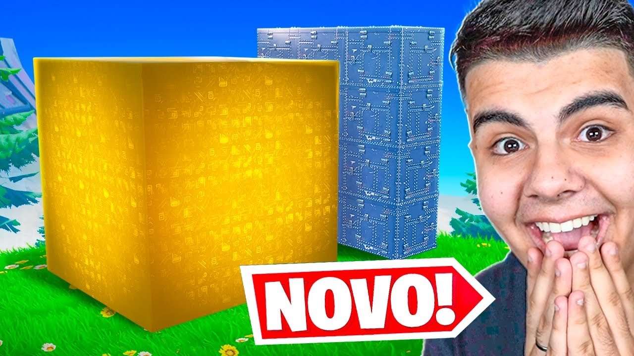 QUAL MAIS FORTE? PAREDE BLINDADA VS CUBO MÍTICO! - VERDADE OU MENTIRA FORTNITE