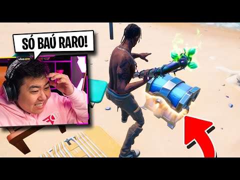 SÓ VALE O BAÚ RARO NESSA PARTIDA!! | FORTNITE