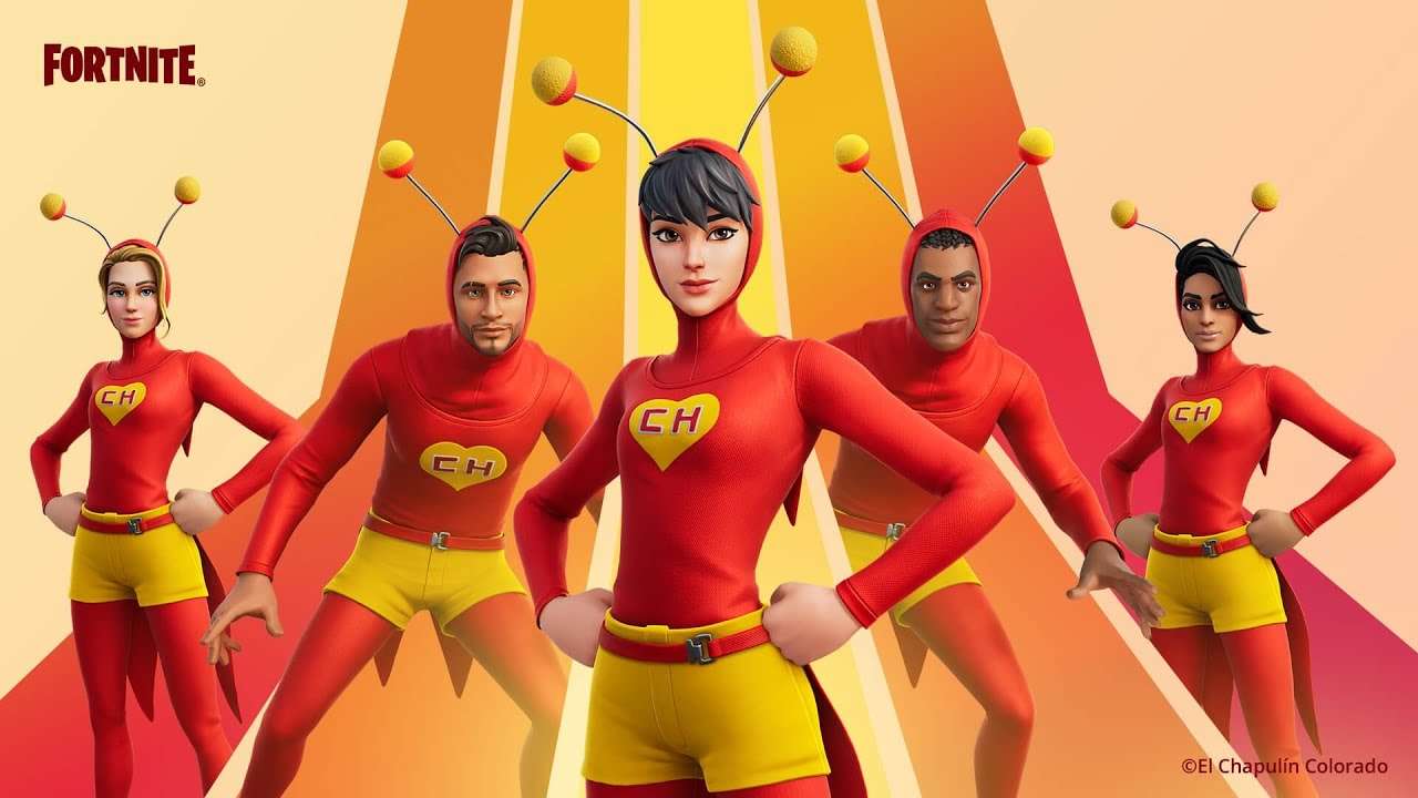 CHAPOLIN e CHAVES no FORTNITE!