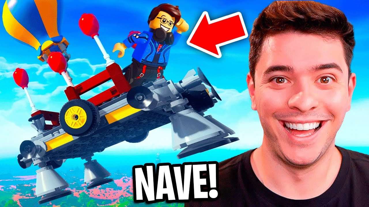 CONSTRUI UMA AERONAVE NO LEGO FORTNITE #6