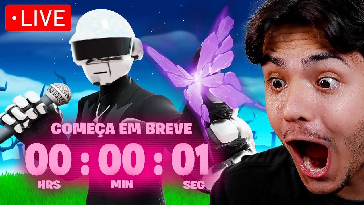 🔴LIVE! FORTNITE *DAFT PUNK* EVENTO AO VIVO