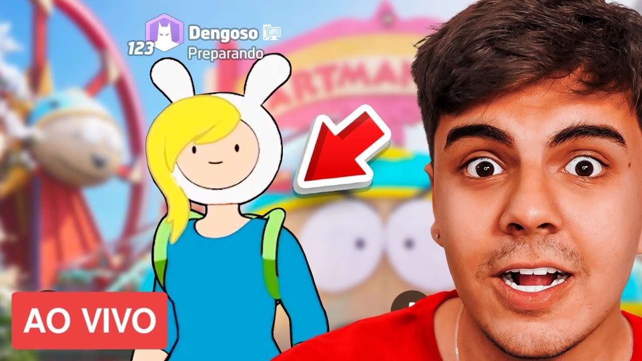 AGORA! 🔴 PERSONALIZADA VALENDO SKINS DE HORA DE AVENTURA!