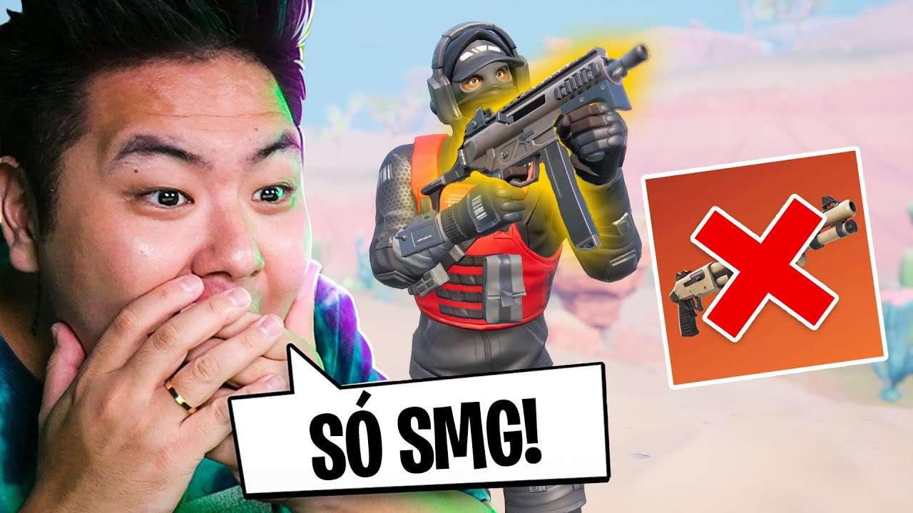 NÃO use escopeta por enquanto!! *jogando só com SMG!* | FORTNITE