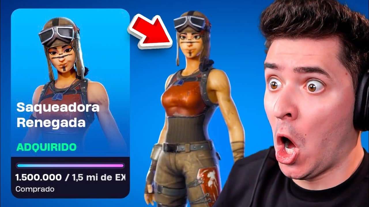 Impossível.. A Renegade Raider voltou ao Fortnite!