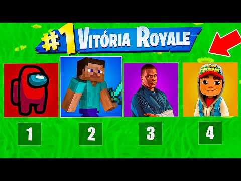 Jogos da VIDA REAL no Fortnite