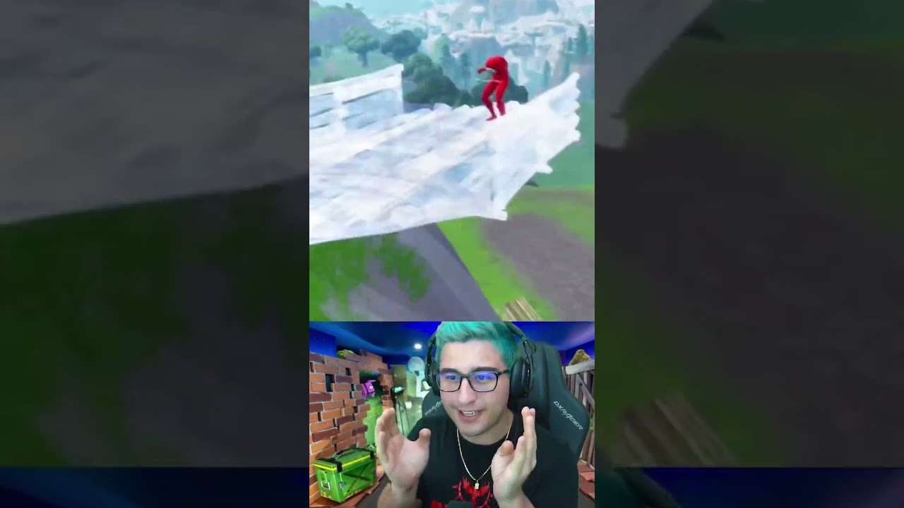 ENCONTREI A NOVA SKIN SECRETA DO AMONGUS NO FORTNITE