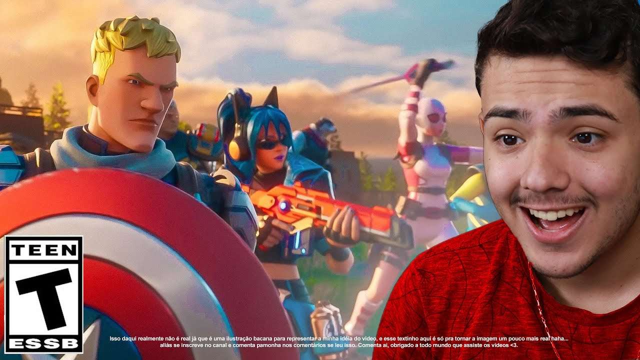 TEMPORADA 4 MARVEL AGORA! O Trailer da TEMPORADA 4 Marvel Fortnite