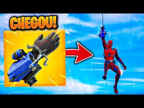 CHEGOU! NOVO ITEM LUVA DE ARPÉU DO FORTNITE! ITEM DO HOMEM ARANHA 2.0!