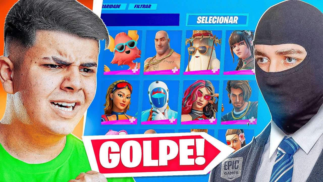 GOLPISTA FINGIU SER DA EPIC GAMES PARA PEGAR MINHA CONTA! - TROLLANDO SCAMMERS