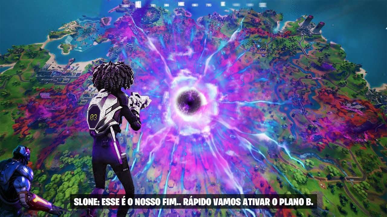 Assisti o Evento Ao Vivo Final do Capitulo 2 Antes da Hora.. Fortnite Capitulo 3 (Evento Concept)