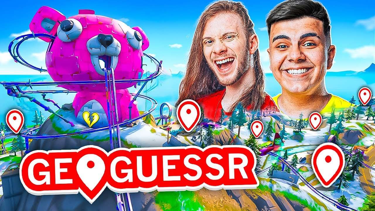 A HERO BASE SABE ONDE FICA ISSO?! NOVO MODO GEOGUESS no FORTNITE!