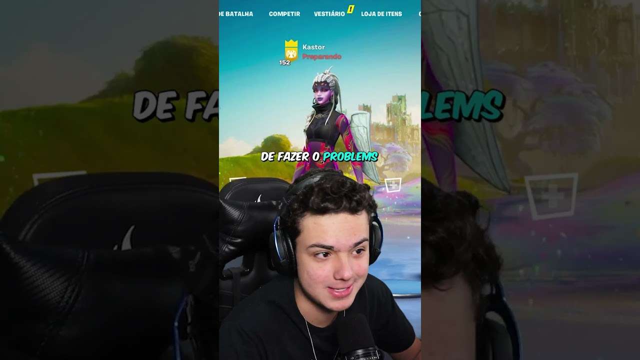 FIZ A SKIN DO PROBLEMS NO FORTNITE