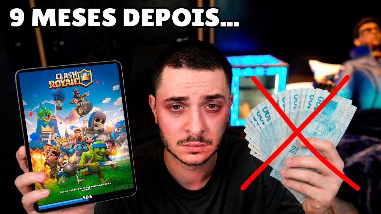 Vou zerar Clash Royale sem gastar dinheiro!