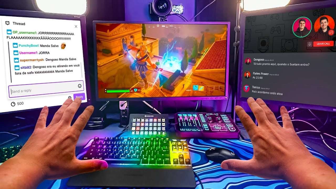 É ASSIM QUE EU JOGO FORTNITE… MEU SETUP 2024