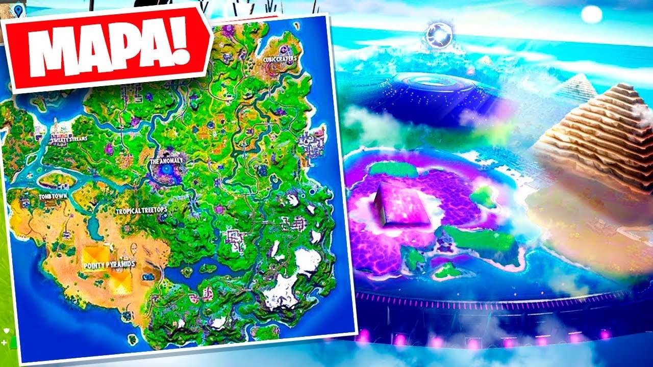 TUDO DO MAPA DO CAPITULO 3 DO FORTNITE! Vazamento e Teoria