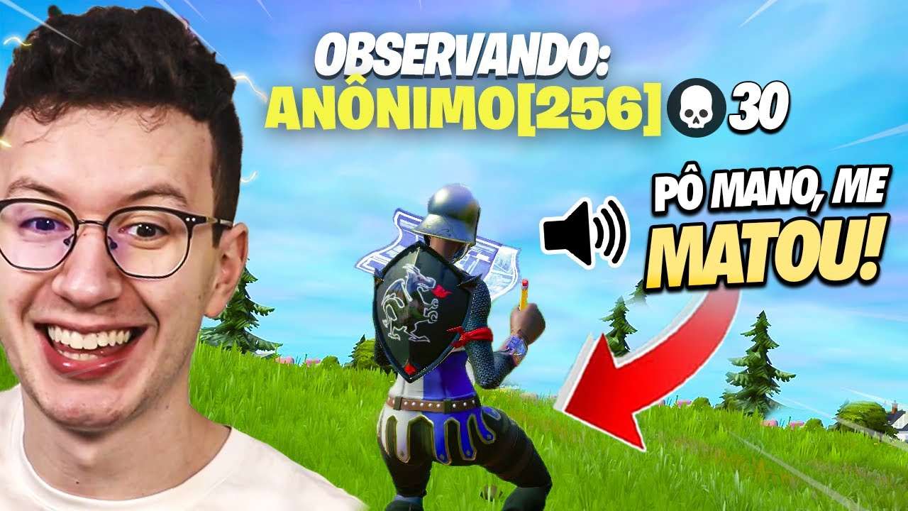 FALANDO COM INIMIGOS NO MODO SOLO (serio) - FORTNITE