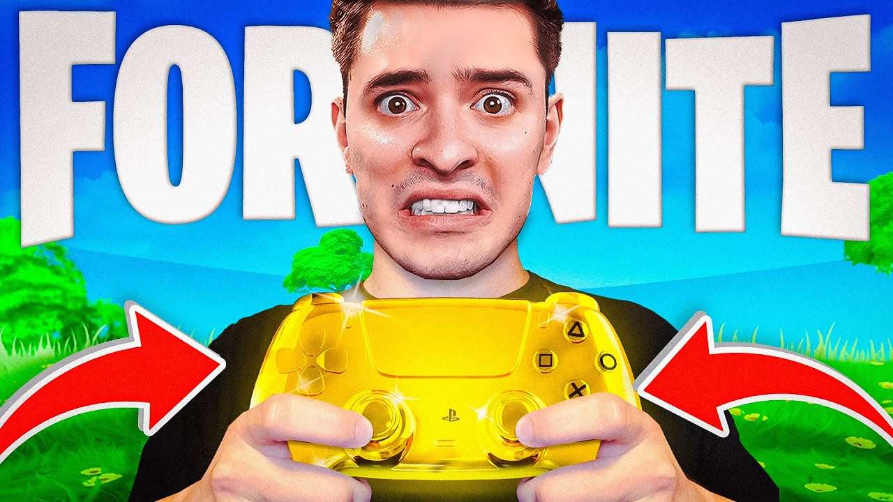 JOGUEI FORTNITE NO CONTROLE DEPOIS DE 2 ANOS!