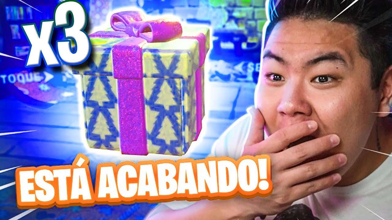 OS PRESENTES ESTÃO ACABANDO! ESCOLHI ESSES 3! | FORTNITE